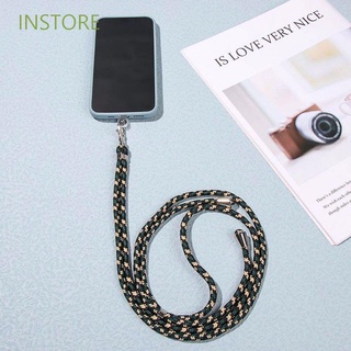 INSTORE Durable Neck Lanyard Comfortable Mobile Phone Accessories Phone Lanyard Universal Nylon For Phones Neckband Hang Rope Easy-Install Adjustable Hang Rope/Multicolor