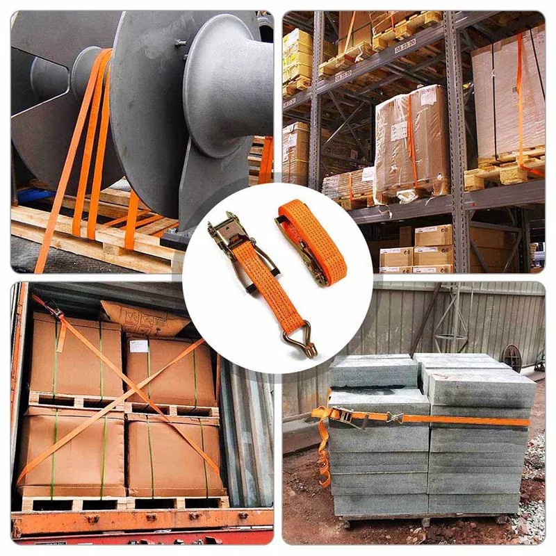 （สปอตกรุงเทพ）4/6/8/10 เมตร สายรัด สายรัดรถบรรทุก รัดของ สายรัดของ ขนาด 4cm x ยาว 4/6/8/10 เมตร - สายรัดรถบรรทุก สายรัดขอ