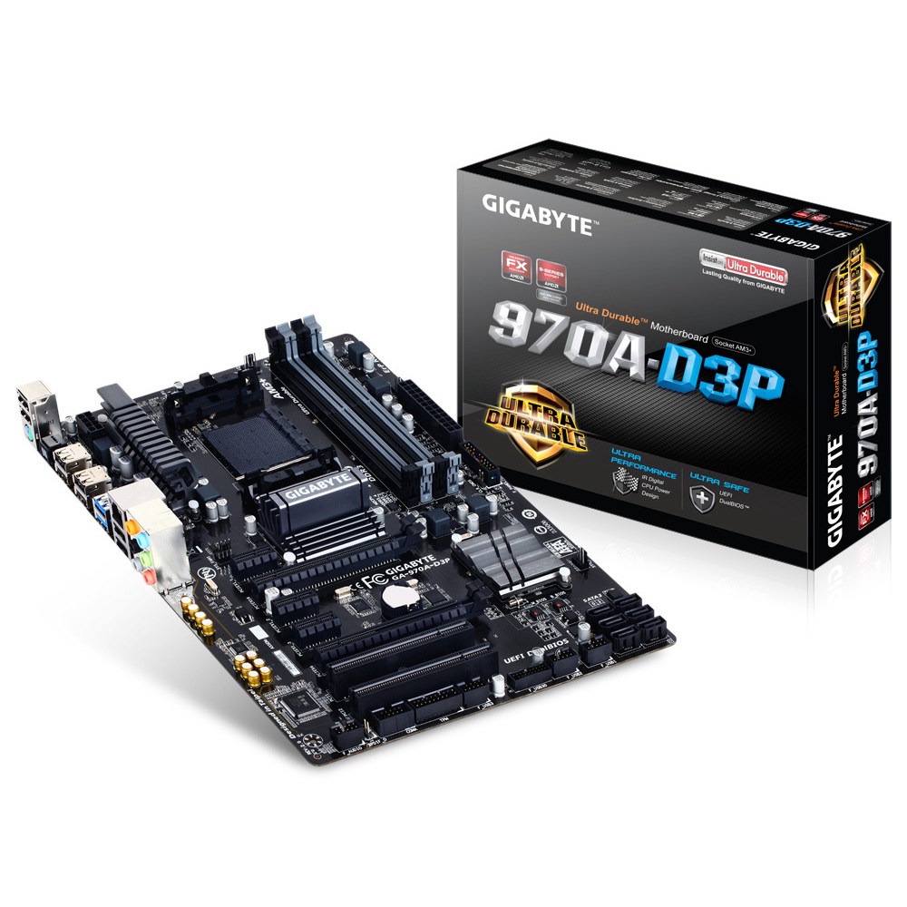 MAINBOARD (เมนบอร์ด) GIGABYTE GA-970A-D3P (Socket AM3+) พร้อมส่ง