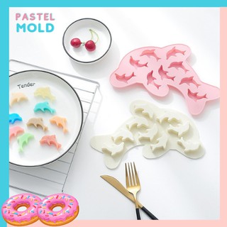 Mold Pastel พิมพ์ซิลิโคนปลาโลมา ทำวุ้น ช๊อคโกแลต ตกแต่งเทียนหอม สุดปัง สุดน่ารักมาก รีบมาตำกันนะจ๊ะ  #ห้ามพลาด !!