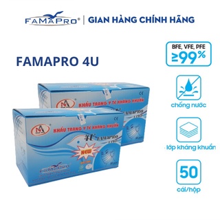 นกฟ้าฟามาโปรหนา 4ชั้น 50ชิ้น Famapro Mask