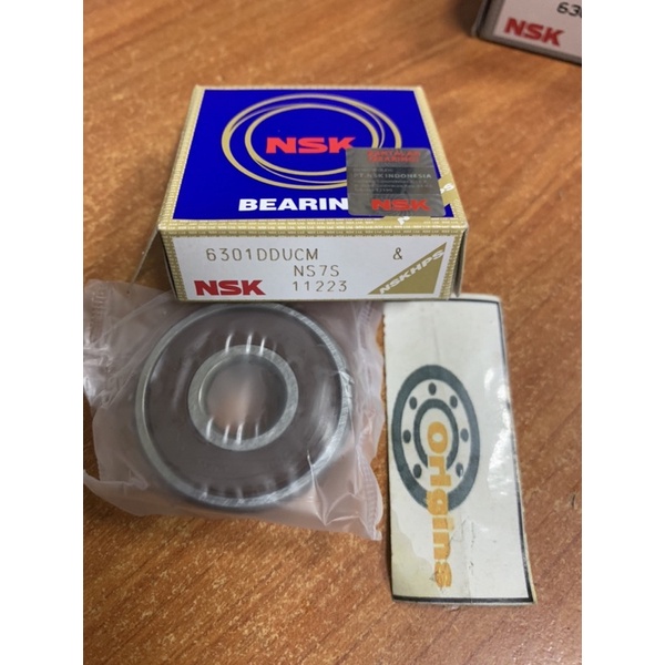 BEARING 6301 2RS NSK ORIGINAL JAPAN 6301LLU 6301DDU