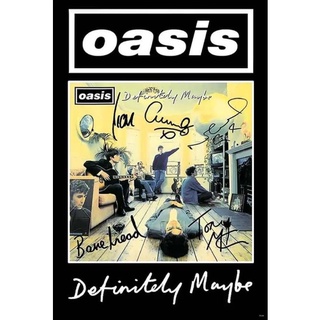 โปสเตอร์วงดนตรี วินเทจ Oasis