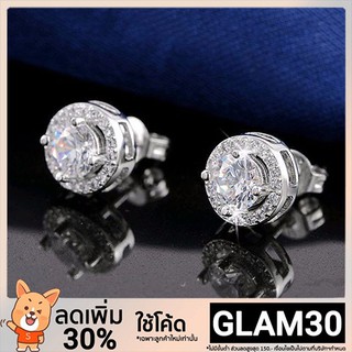 🍒 สุภาพสตรีสร้อยคอต่างหูหยักเครื่องประดับเพชร Cubic Zircon เครื่องประดับแฟชั่นต่างหู