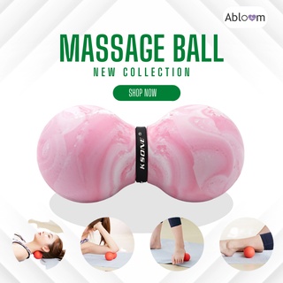 ลูกบอลนวด คลายกล้ามเนื้อ ทรงถั่ว นวดคลายจุด Peanut Rubber Massage Ball, Lacrosse Ball for Trigger Point Therapy