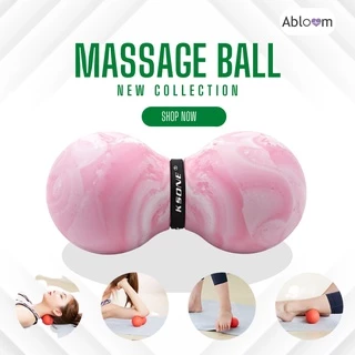 ลูกบอลนวด ทรงถั่ว คลายกล้ามเนื้อ นวดคลายจุด Peanut Rubber Massage Ball