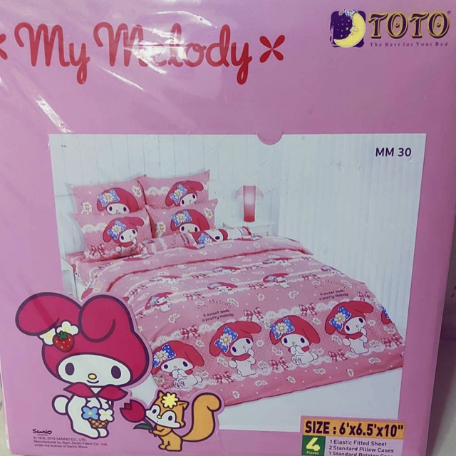 ผ้าปูที่นอน TOTO มายเมเลดี้