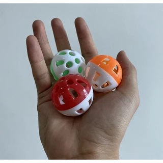 E-1 ของเล่นนกแก้วลูกบอลหลากสี ข้างในลูกบอลมีกระดิ่ง
