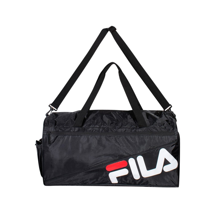 FILA Smart Duffle Bag Black กระเป๋ายิม TR490768 Shopee Thailand