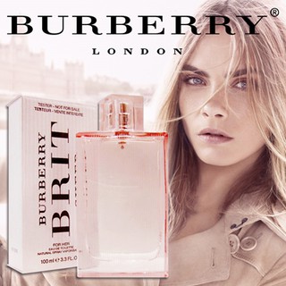 น้ำหอมแท้ BURBERRY BRIT SHEER FOR HER EAU DE TOILETTE SPRAY 100 ML TESTER BOX ของใหม่ กล่องเทสเตอร์ ไม่เคยถูกฉีด