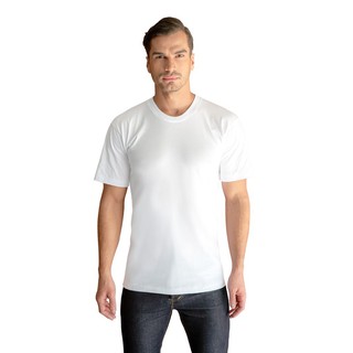 เสื้อคอกลม ตราห่านคู่ (Signature White) รุ่น CLASSIC