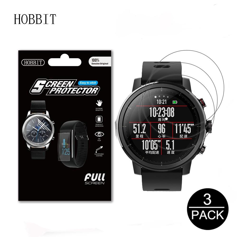 ฟิล์มกันรอยหน้าจอสำหรับ Xiaomi Huami AMAZFIT Stratos Pace 2 3 ชิ้น