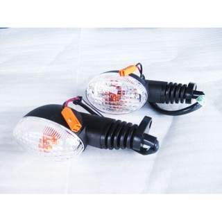 KAWASAKI KSR110 TURN SIGNAL SET "CLEAR LENS"  // ไฟเลี้ยวฝาใส งานสวย สินค้าคุณภาพดี