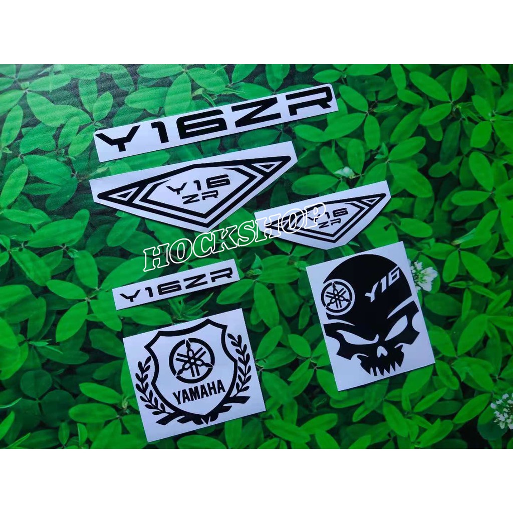 สติ๊กเกอร์โลโก้มอเตอร์ตัด EMBLEM YAMAHA Y16ZR Y16 MOTORCYCLE BODY STICKER COVER (สติ๊กเกอร์ Yamaha A