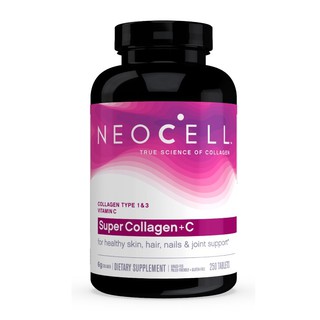 คอลลาเจนนีโอเซลล์ Neocell Super Collagen+C 6000mg (250เม็ด/กระปุก)ของแท้ 💯