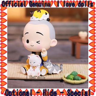 [ของแท้] ตุ๊กตาฟิกเกอร์ Yi Chan Little Monk Zen Animal Sign Series Blind box น่ารัก