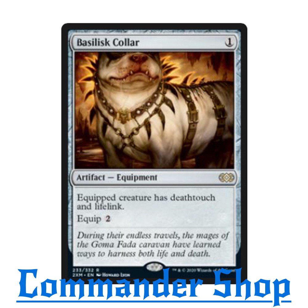 Basilisk Collar (Artifact - Equipment) Colorless การ์ด Magic The Gathering (MTG)