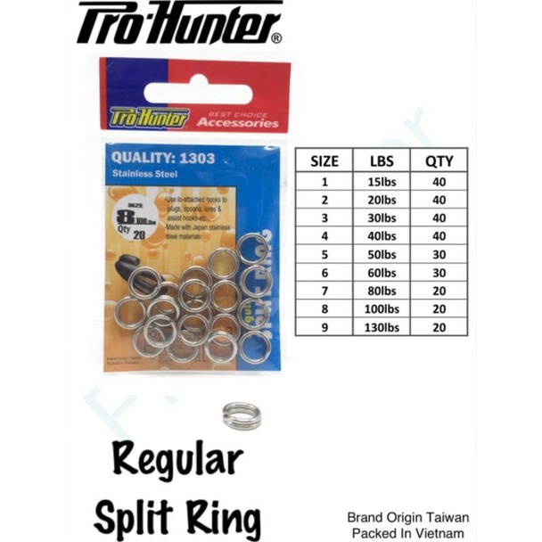 Split ring pro hunter