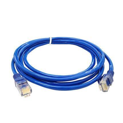cable lan สายแลนสำเร็จรูปพร้อมใช้งาน ยาว 3/5/10/15/30 เมตร UTP Cable Cat5e (Blue)