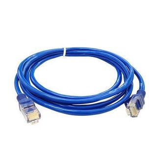 cable lan สายแลนสำเร็จรูปพร้อมใช้งาน ยาว 3/5/10/15/20/30 เมตร UTP Cable Cat5e (Blue)