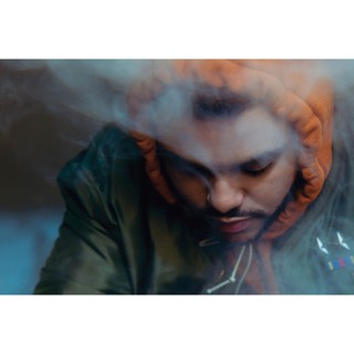 โปสเตอร์ The Weeknd เดอะวีกเอนด์ Poster แร็ปเปอร์ Rapper Hiphop ฮิปฮอป โปสเตอร์ รูปภาพ ตกแต่งผนัง Music ตกแต่งบ้าน