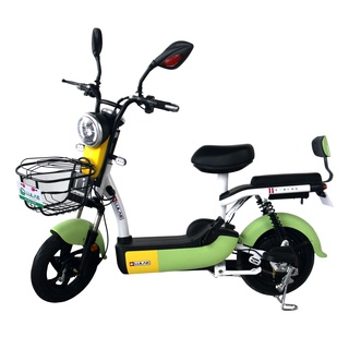 [โค้ด LULAE60 ลดสูงสุด 600-] LULAE V18 จักรยานไฟฟ้า electric bike จักรยาน สกูตเตอร์ไฟฟ้า มีกระจกมองหลัง ไฟหน้า-หลัง ไฟเลี้ยว