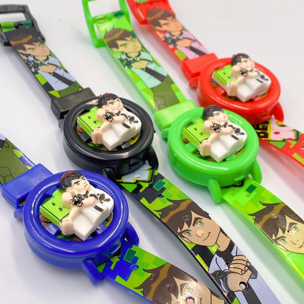 นาฬิกาเบ็นเท็น ben10  นาฬิกามีไฟวิ่งเปลี่ยนสี มีเสียงดนตรี