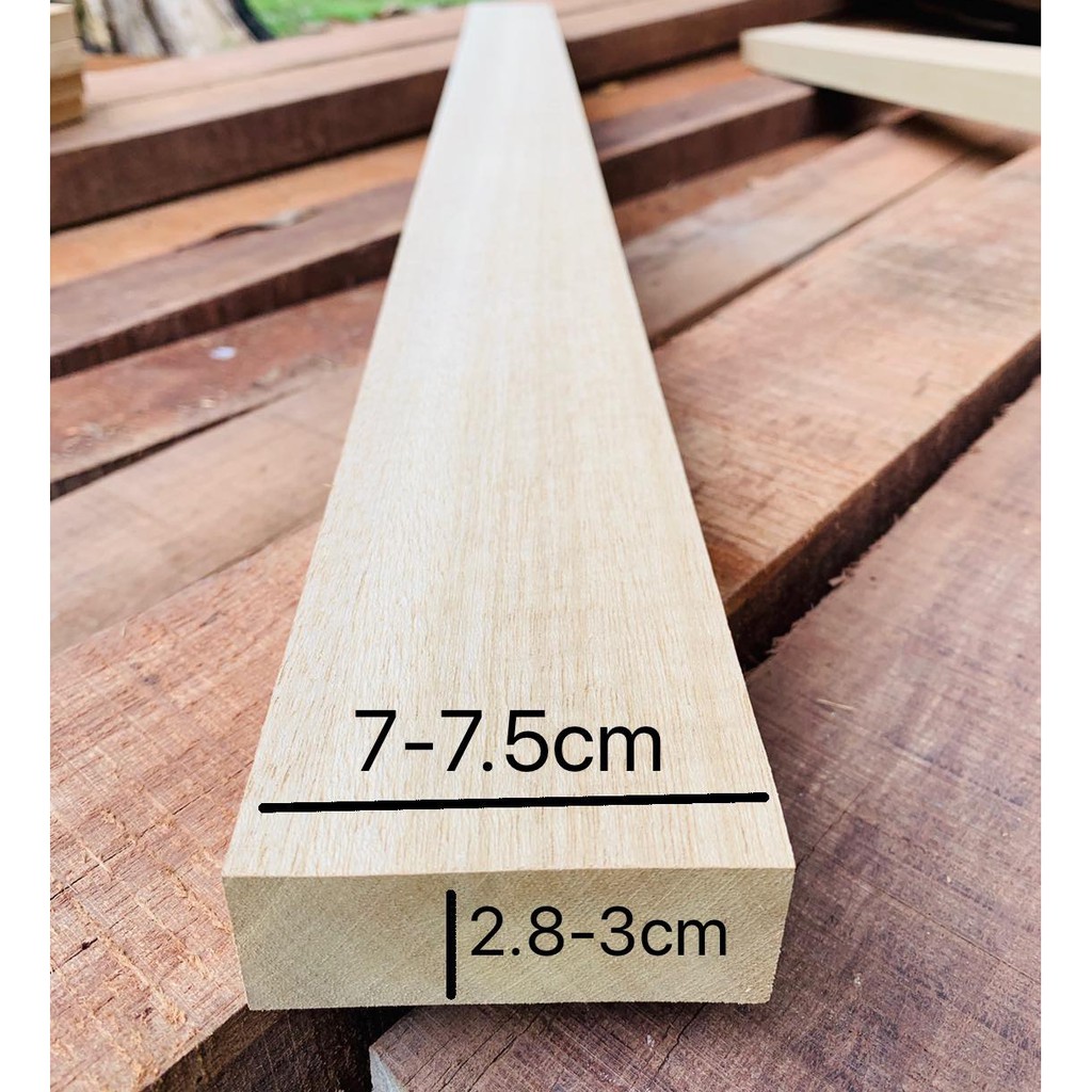 ไม้จริงwoodคะเคียนขนาด1.5"x3" ชื่อไม้ตะเคียน  Merawan Wood(ไสกบให้พร้อมนำไปใช้งาน)