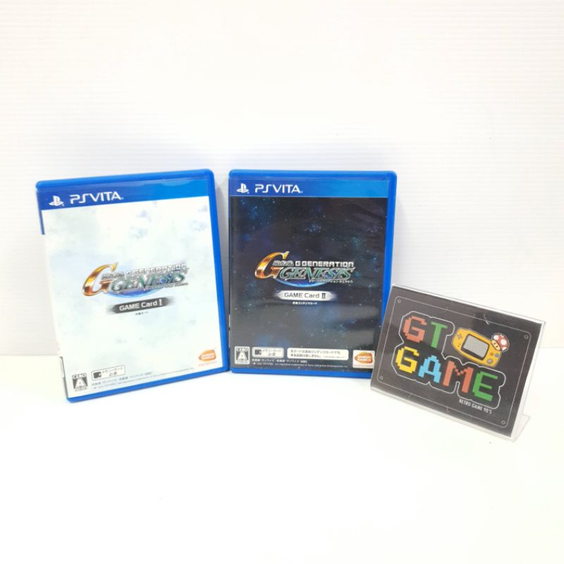 PS VITA SD Gundam G Generation Genesis🇯🇵 [JAPAN] Card 1-2 Set 🎮