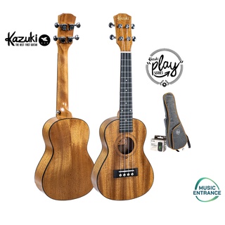 Ukulele Soprano Concert Kazuki Play Series อูคูเลเล่ ไซด์ โซพราโน่ &amp; คอนเสิร์ต แถมฟรี จูนเนอร์และกระเป๋า อย่างดี