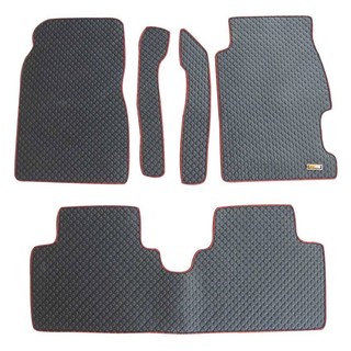 Matpro พรมปูพื้น ลายกระดุม ชุด Standard Set 5 ชิ้น สำหรับ HONDA CIVIC 2001-2007 - Black