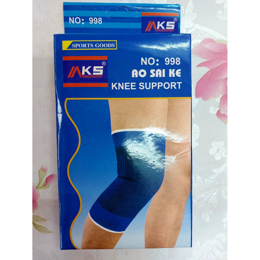 (ถูกที่สุด พร้อมส่ง) สนับเข่า ที่รัดเข่า ที่รัดข้อเท้า ที่รัดหน้าแข้ง ที่รัดข้อศอก เป็นผ้ายืด สีน้ำเงิน 1 คู่ (2ชิ้น)