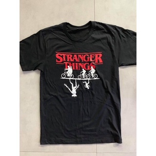 เสื้อยืดคอกลมจริง✶✻✢เสื้อยืด Stranger ThingsS-4XL