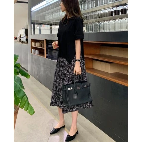 Oladivi Plus ขนาดผู้หญิงเสื้อผ้าแฟชั่นพิมพ์ Patchwork Midi ชุดฤดูร้อนใหม่สบายๆหลวมชุดขนาดใหญ่ Vintage สุภาพสตรีเสื้อผ้าขนาดใหญ่ 853 XL XXL 3XL 4XL 5XL F046 thumbnail 9