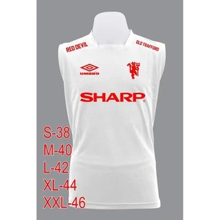เสื้อแขนกุดแมนยู/Manchester United/ปีศาจแดง/เสื้อแนววินเทจ