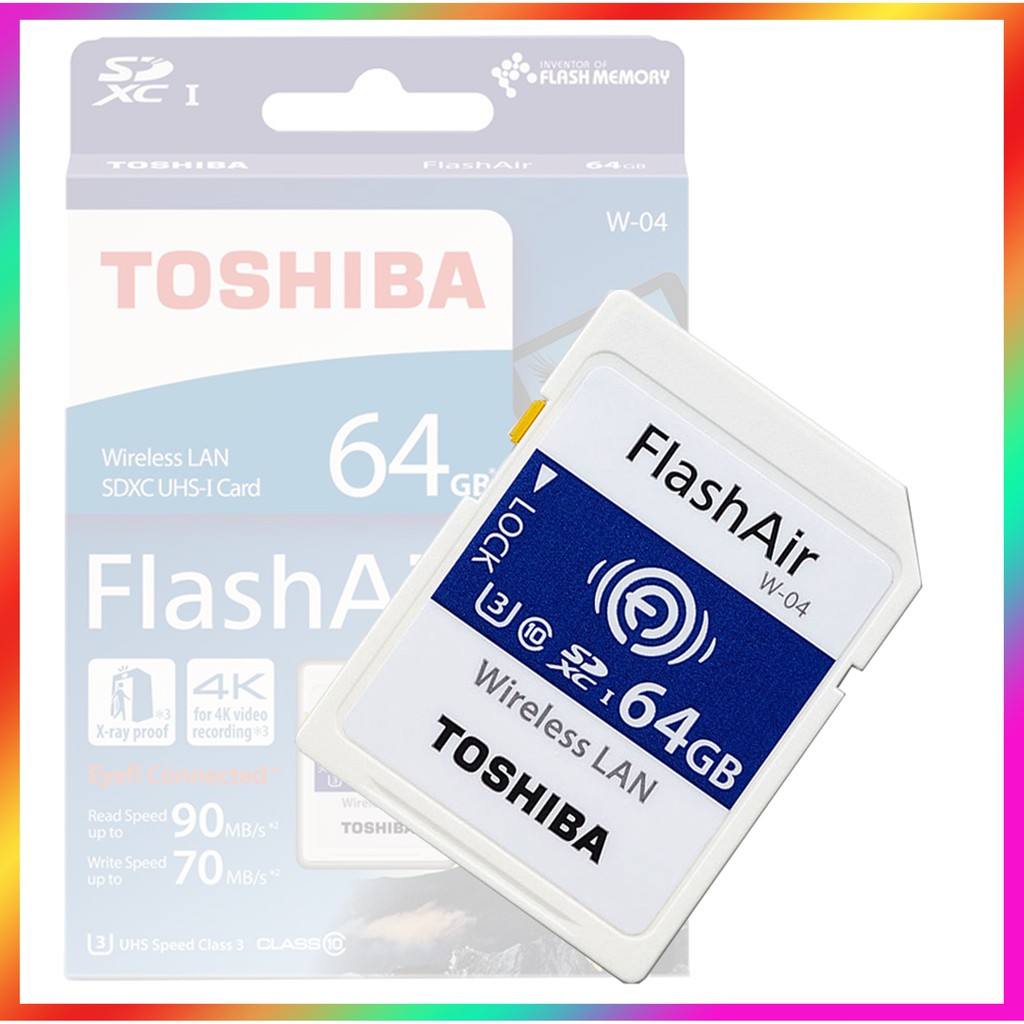 Flashair 64GB Toshiba Wifi card ของแท้