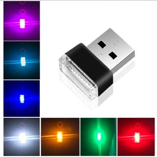 ไฟ led USB ขนาดเล็ก 7 สี สําหรับตกแต่งภายในรถยนต์