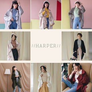 Harper Coat เสื้อโค้ท โอเวอร์ไซส์ มีกระเป๋าข้าง