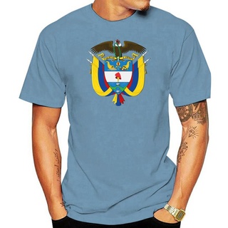 เสื้อผ้าผชเสื้อยืดลําลอง แขนสั้น คอกลม พิมพ์ลาย COLOMBIA COAT OF ARMS แฟชั่นฤดูร้อน สําหรับสตรี 2022S-5XL