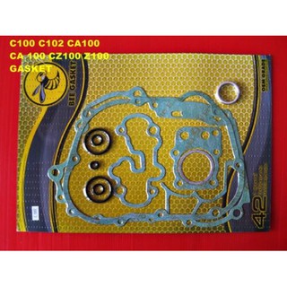 HONDA C100 C102 CA100 CA 100 CZ100 Z100 ENGINE GASKET SET COMPLETE // ปะเก็นเครื่องชุดใหญ่ สินค้าคุณภาพดี