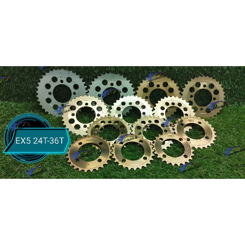 MITRATECH SPROCKET SET HONDA EX5/EX5 DREAM/E-BONUS (F: 13T-15T / R: 24T-36T)