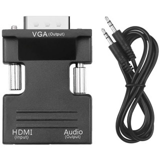 หัวแปลงHDMI  to VGA (Female to Male) Support 1080P พร้อมสายaudio