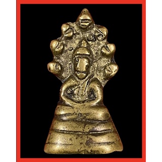 #Proลดแหลก4599จากราคา5999 #พระกริ่งนาคปรก หลวงพ่อพรหมสร(รอด) วัดบ้านไพ จ.นครราชสีมา ปี2492 เนื้อทองเหลือง สวยๆครับ