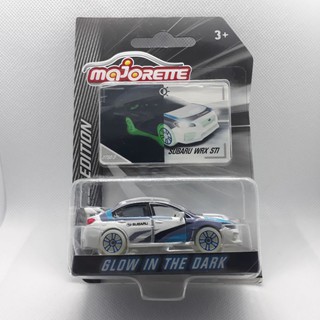 รถเหล็ก Majorette SUBARU WRX STI GLOW IN THE DARK (ib0504)