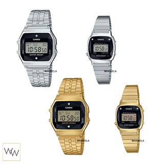 ของแท้ นาฬิกาข้อมือ Casio รุ่น A159 และ ​LA670 ประดับเพชร (A159WAD-1DF / LA670WAD-1DF / A159WGED-1DF / LA670WGAD-1DF)