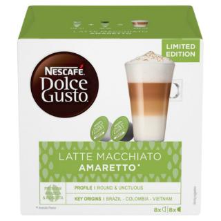 Nescafe Amaretto Latte Macchiato Capsule Coffee DOLCE GUSTO เนสกาแฟ  กาแฟแคปซูล