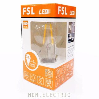 FSL หลอดไฟวินเทจ LED 4W รุ่น A55-4-E27