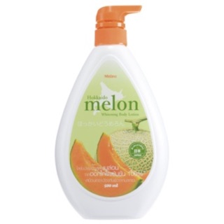 Mistine Hokkaido Melon Whitening Body Lotion 500ml โลชั่นสูตรผสมเมล่อนฮอกไกโด