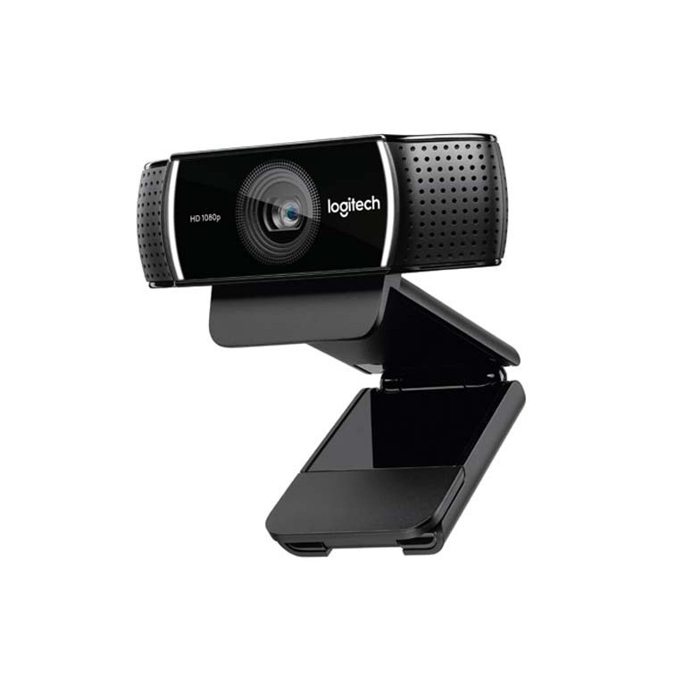 Logitech C922 PRO HD STREAM WEBCAM กล้องเวบแคมยอดนิยม ของแท้จากลอจิเทค Background Replacement + Tripod แถมขาตั้งกล้อง