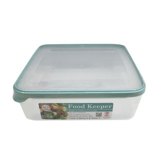 กล่องอาหารเหลี่ยม FOOD KEEPER N1441 6.25 ลิตร  FOOD CONTAINER PP SQUARE 6.25L FOOD KEEPER